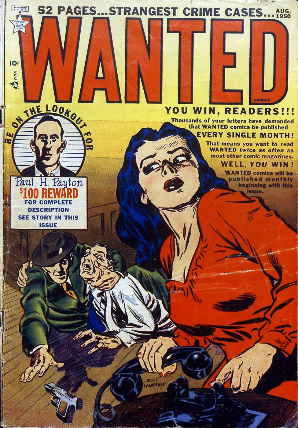Comic Book Cover For Wanted Comics 28