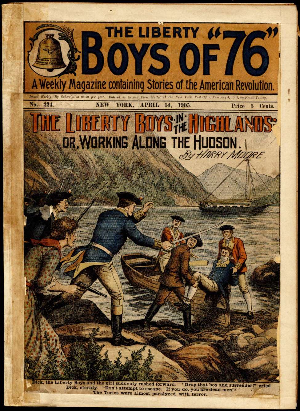 Book Cover For The Liberty Boys of 76 224 - The Liberty Boys in the Highlands