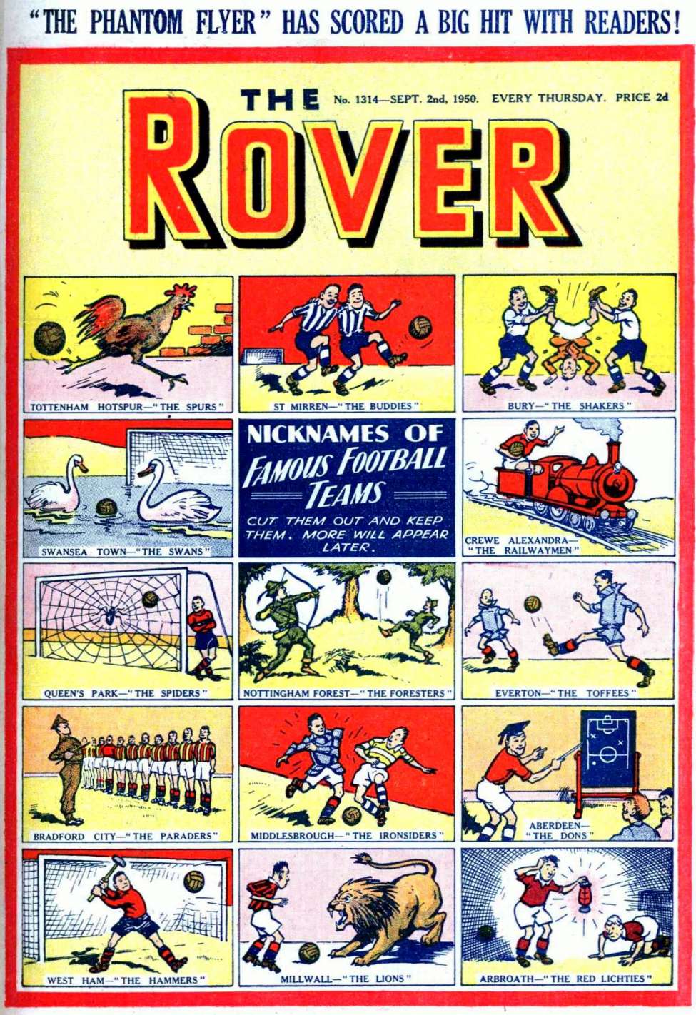 Comic Book Cover For The Rover 1314
