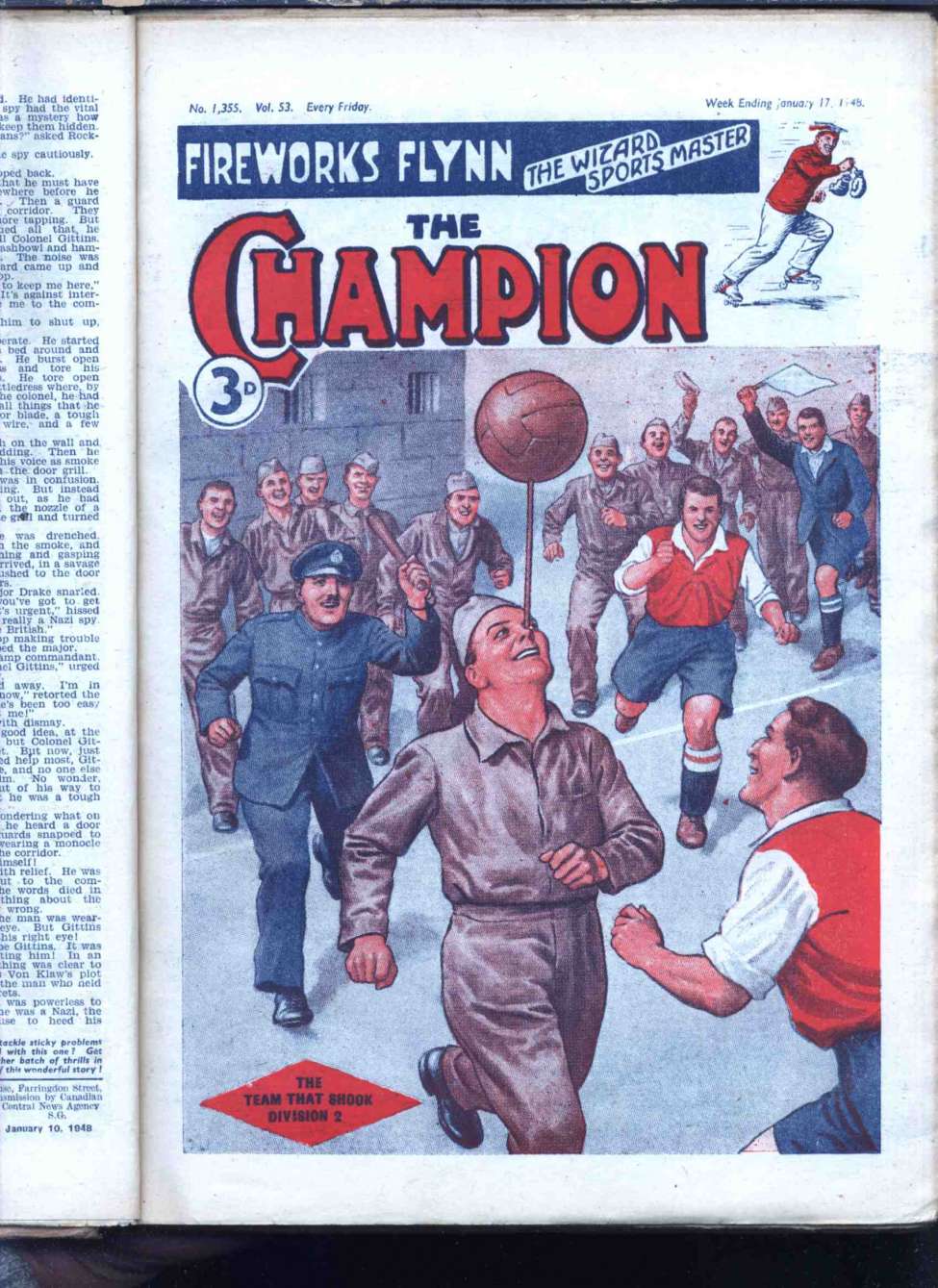 Comic Book Cover For The Champion 1355