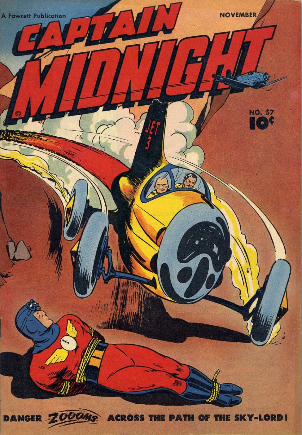 Comic Book Cover For Captain Midnight 57