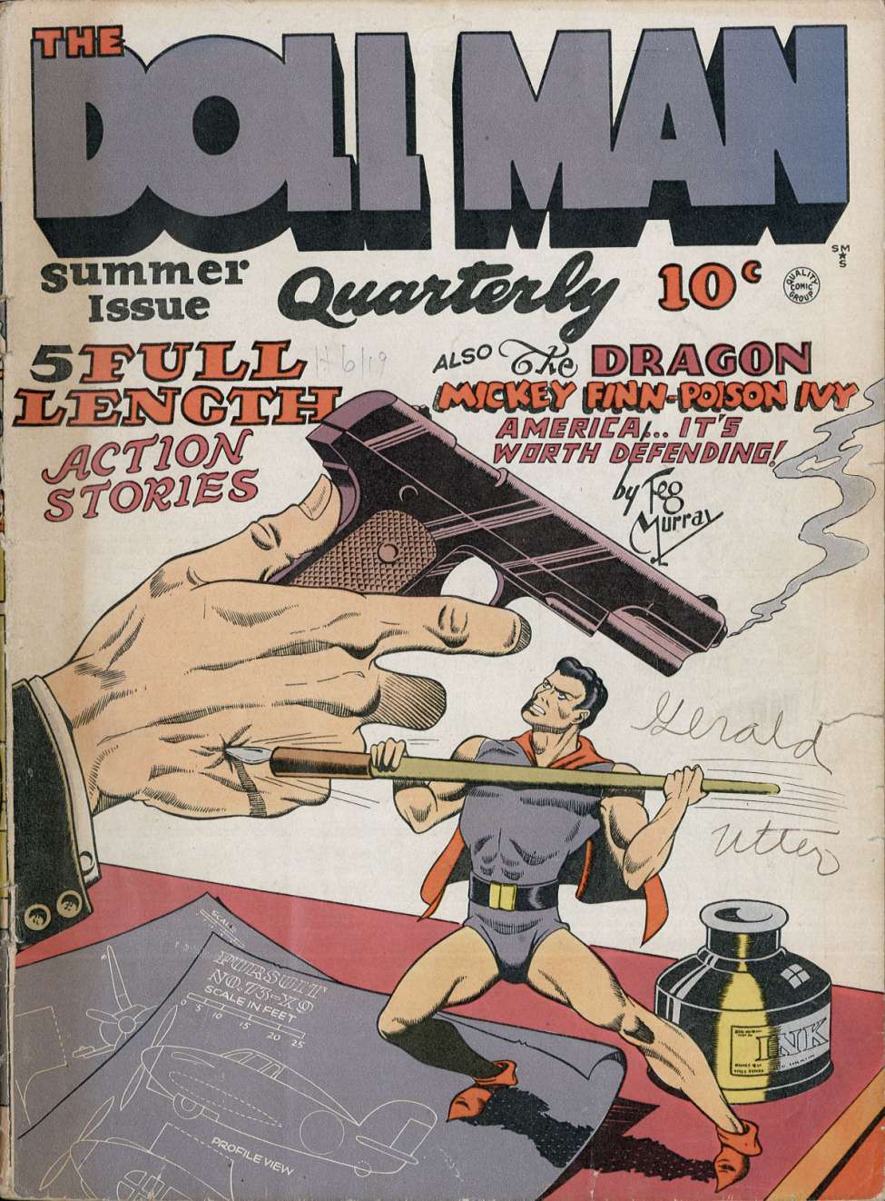 Comic Book Cover For Doll Man 3 - Version 1
