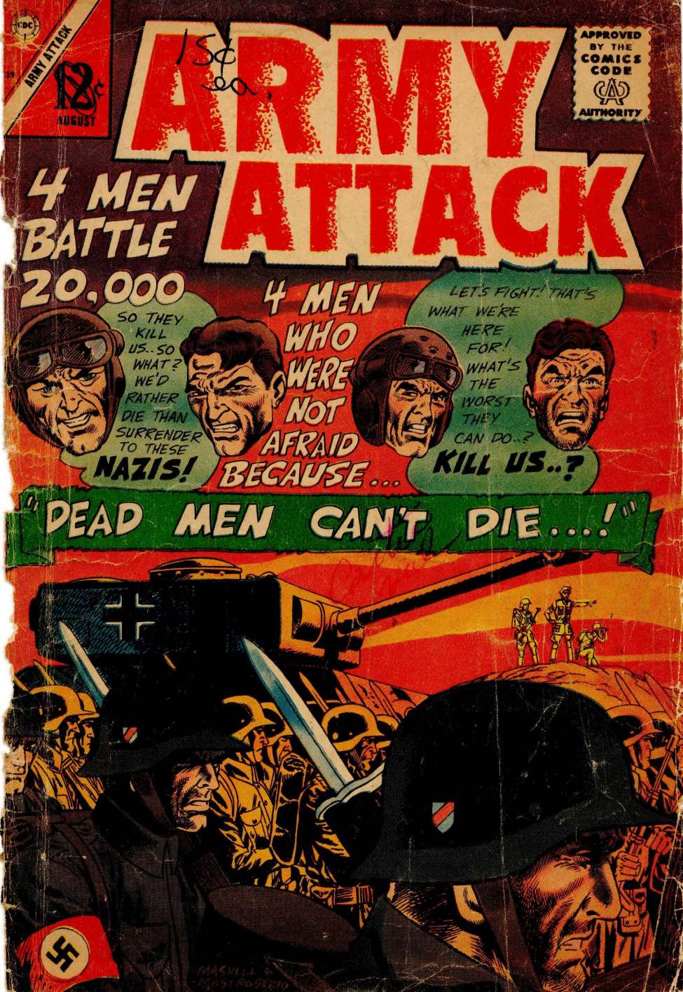 Comic Book Cover For Army Attack 39