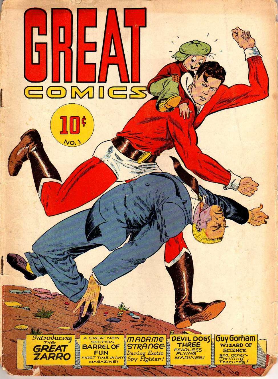 Comic Book Cover For Great Comics 1