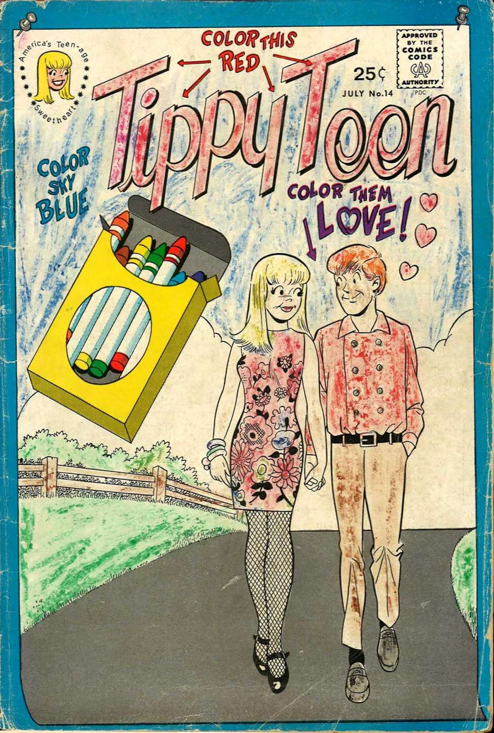 Comic Book Cover For Tippy Teen 14 - Version 2