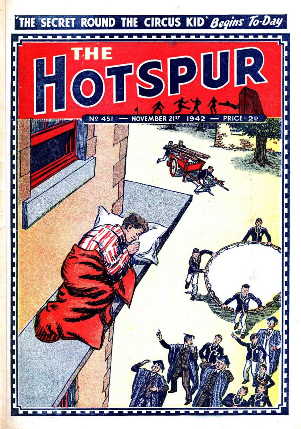 Comic Book Cover For The Hotspur 451