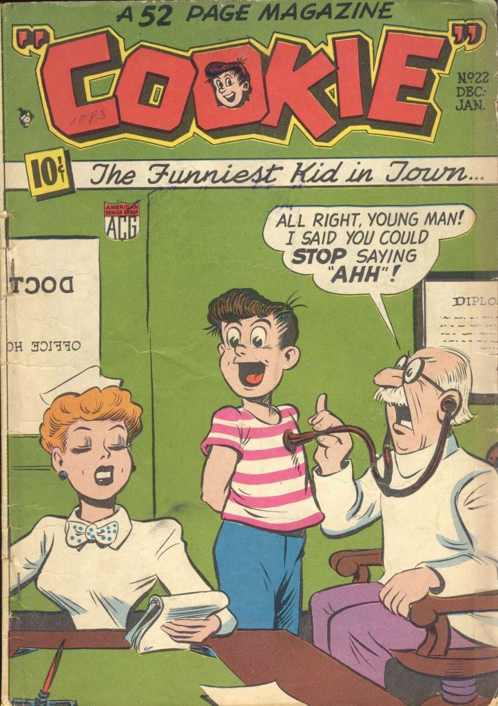 Comic Book Cover For Cookie 22