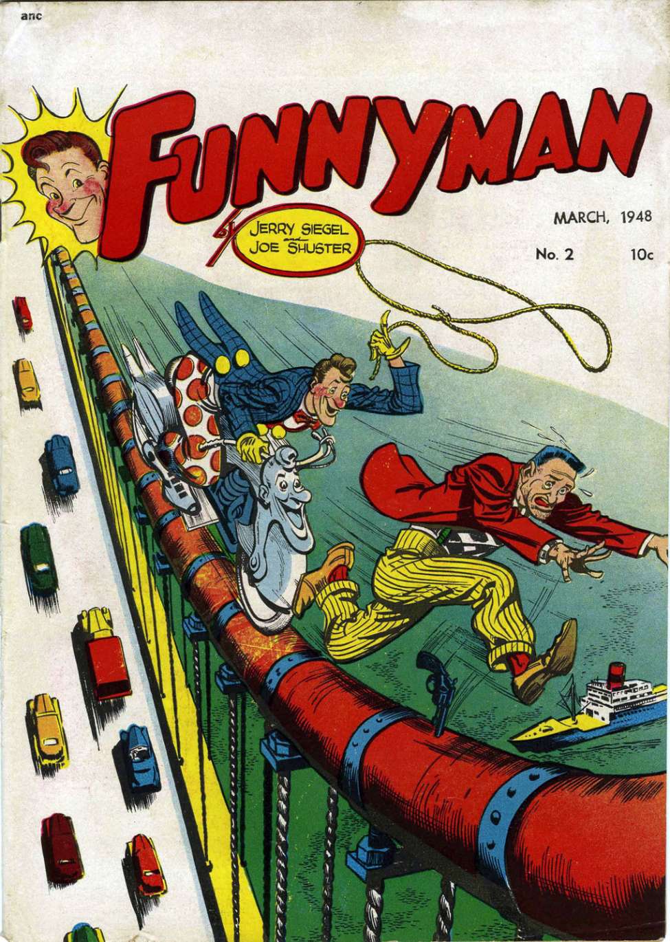 Comic Book Cover For Funnyman 2