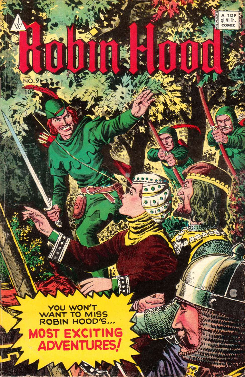Comic Book Cover For Robin Hood 9