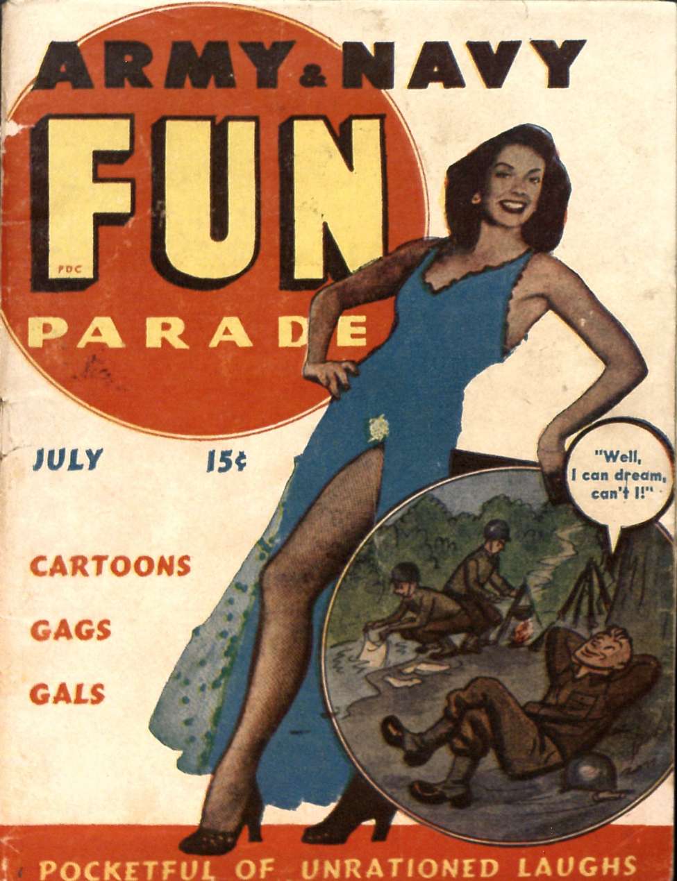 Comic Book Cover For Army & Navy Fun Parade 22 (v3 5)