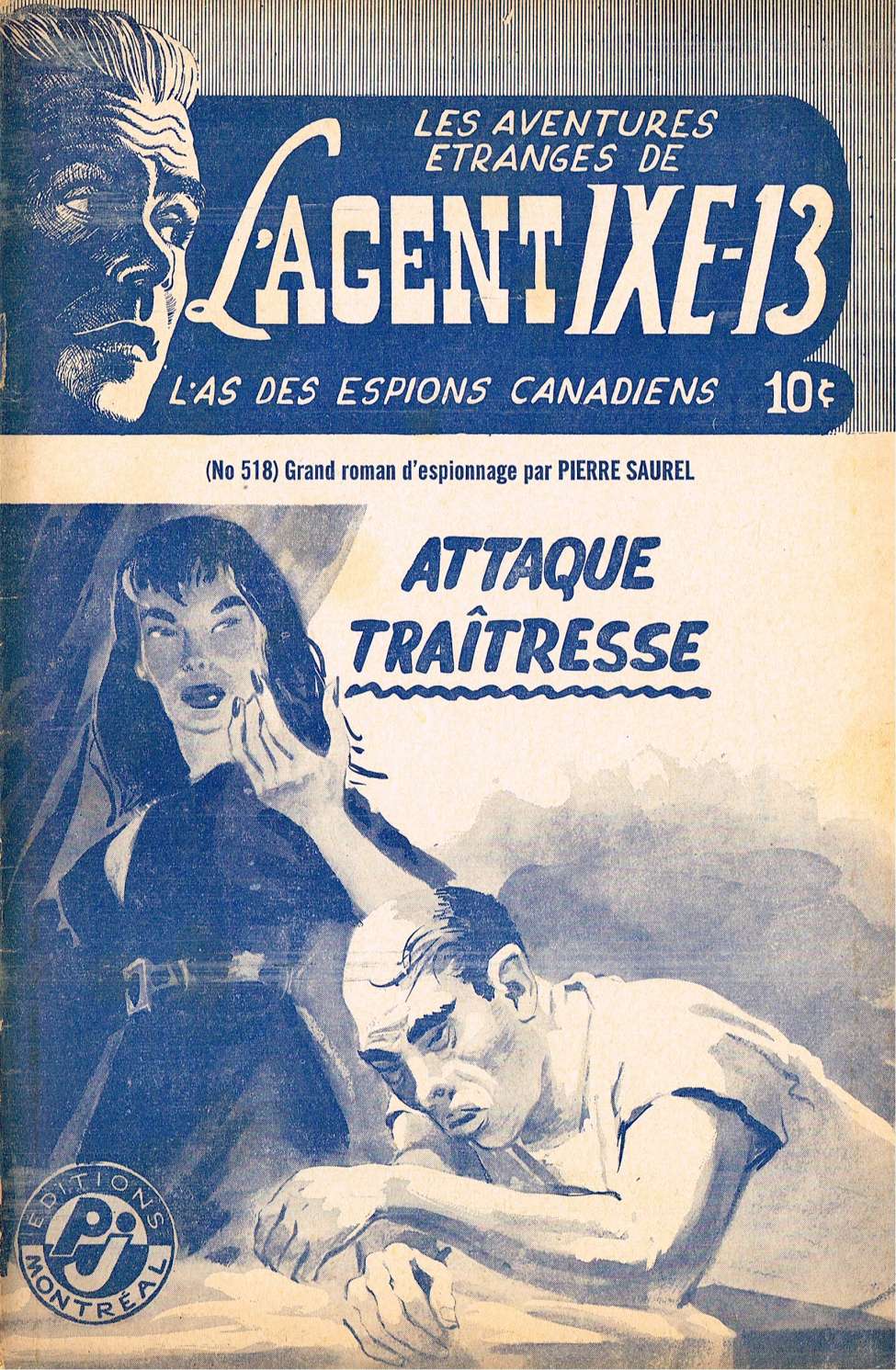 Book Cover For L'Agent IXE-13 v2 518 - Attaque traîtresse
