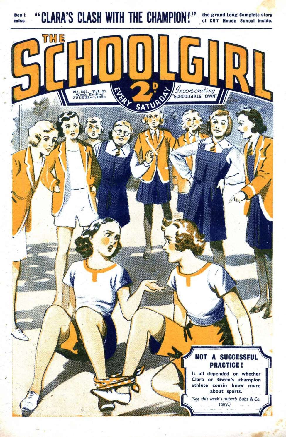 Book Cover For The Schoolgirl 521