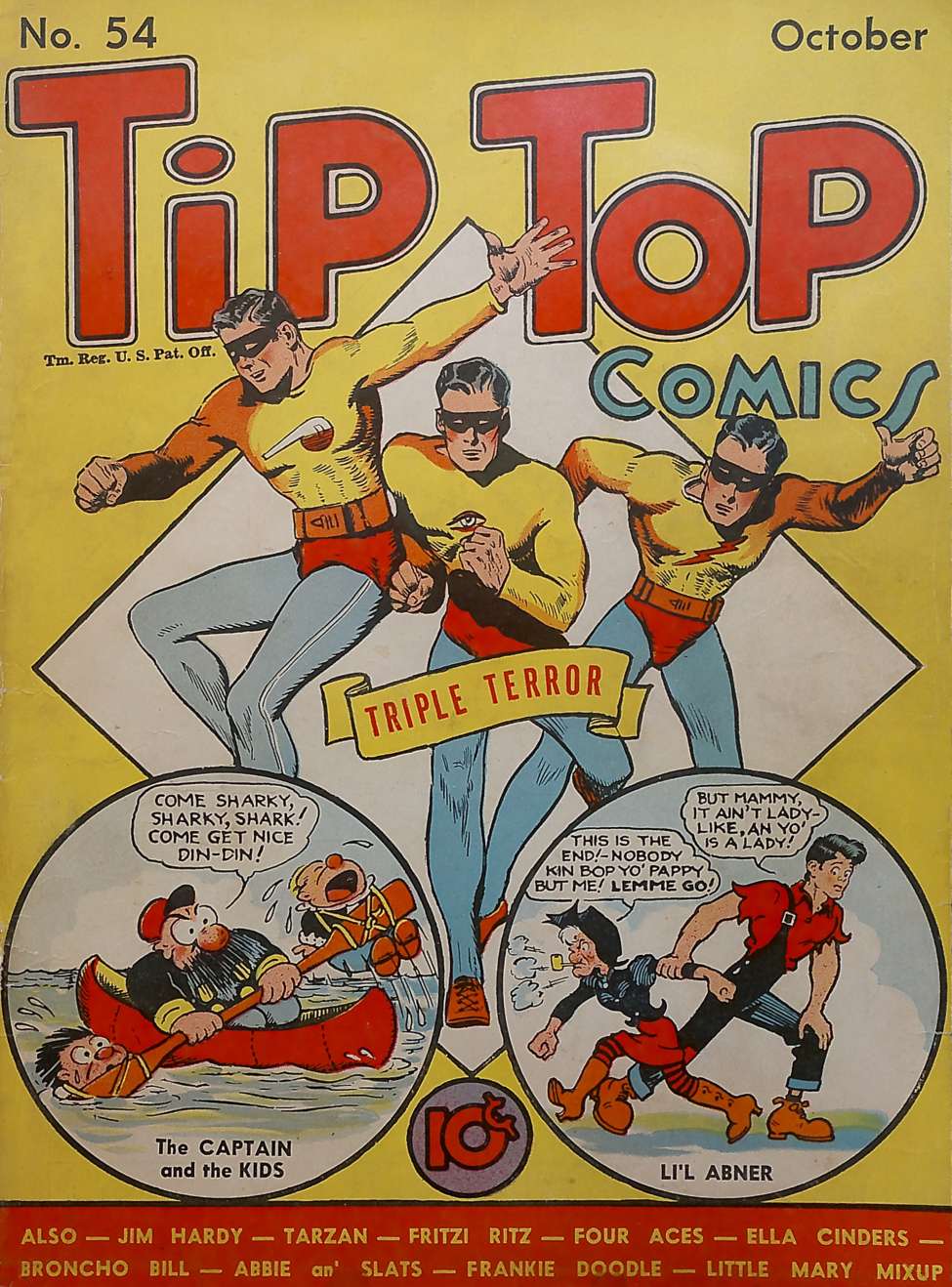 Comic Book Cover For Tip Top Comics 54 - Version 1