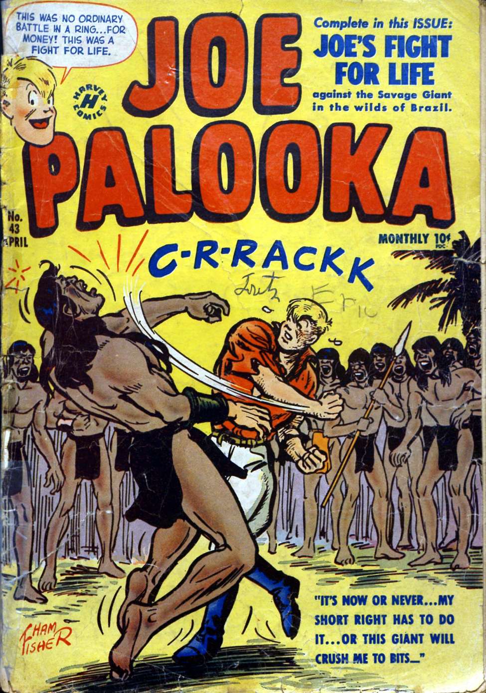 Comic Book Cover For Joe Palooka Comics 43