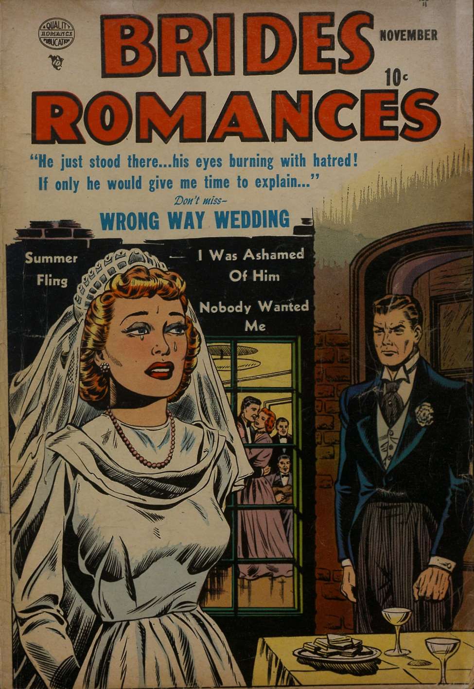 Comic Book Cover For Brides Romances 1