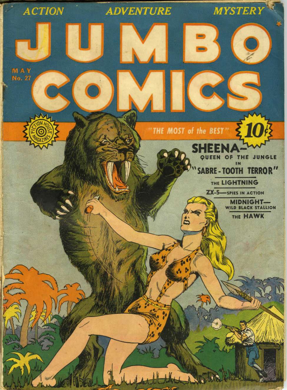 Comic Book Cover For Jumbo Comics 27