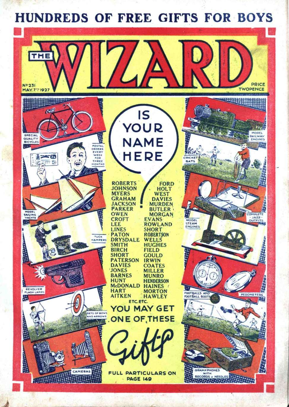Comic Book Cover For The Wizard 231