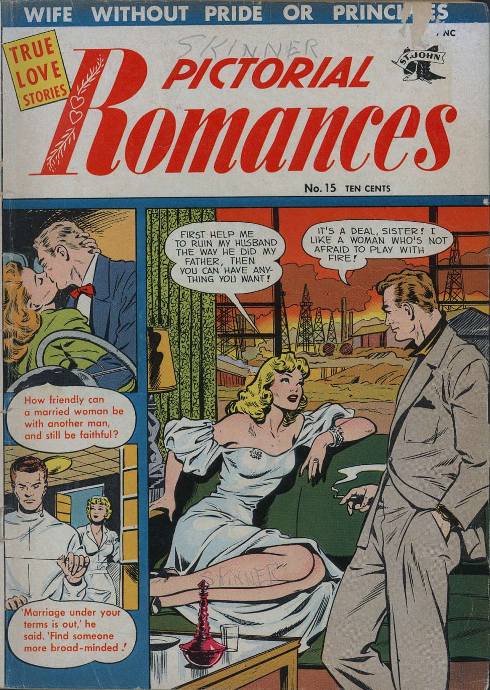 Comic Book Cover For Pictorial Romances 15