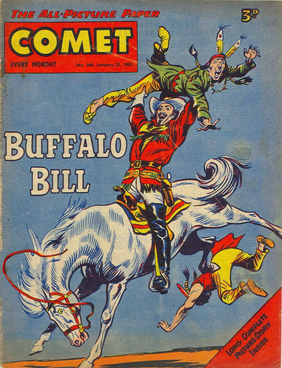 Comic Book Cover For The Comet 340