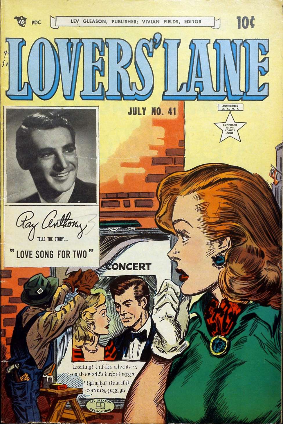 Comic Book Cover For Lovers' Lane 41