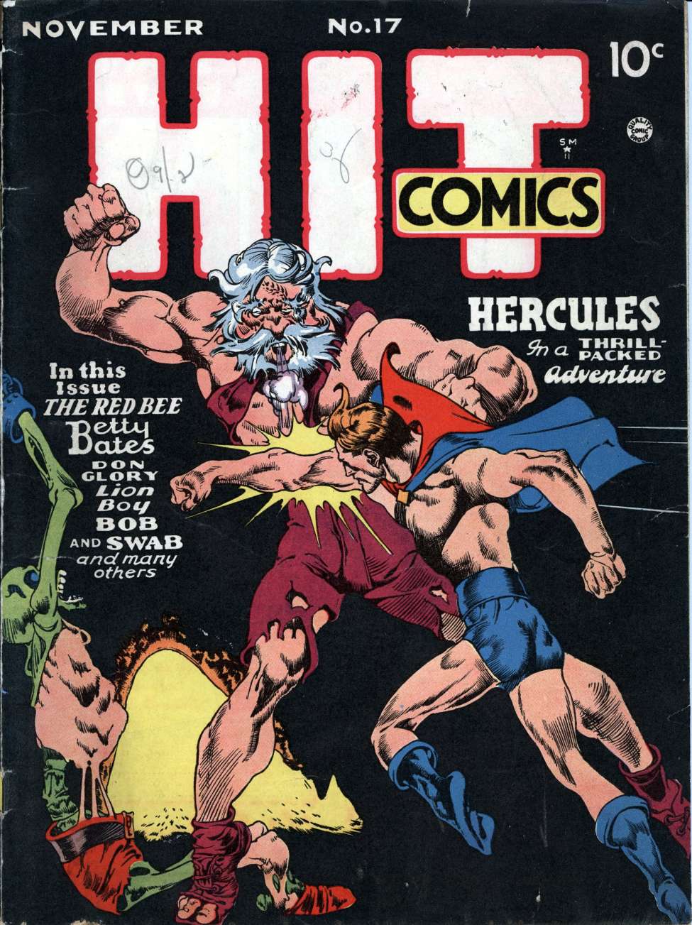 Comic Book Cover For Hit Comics 17