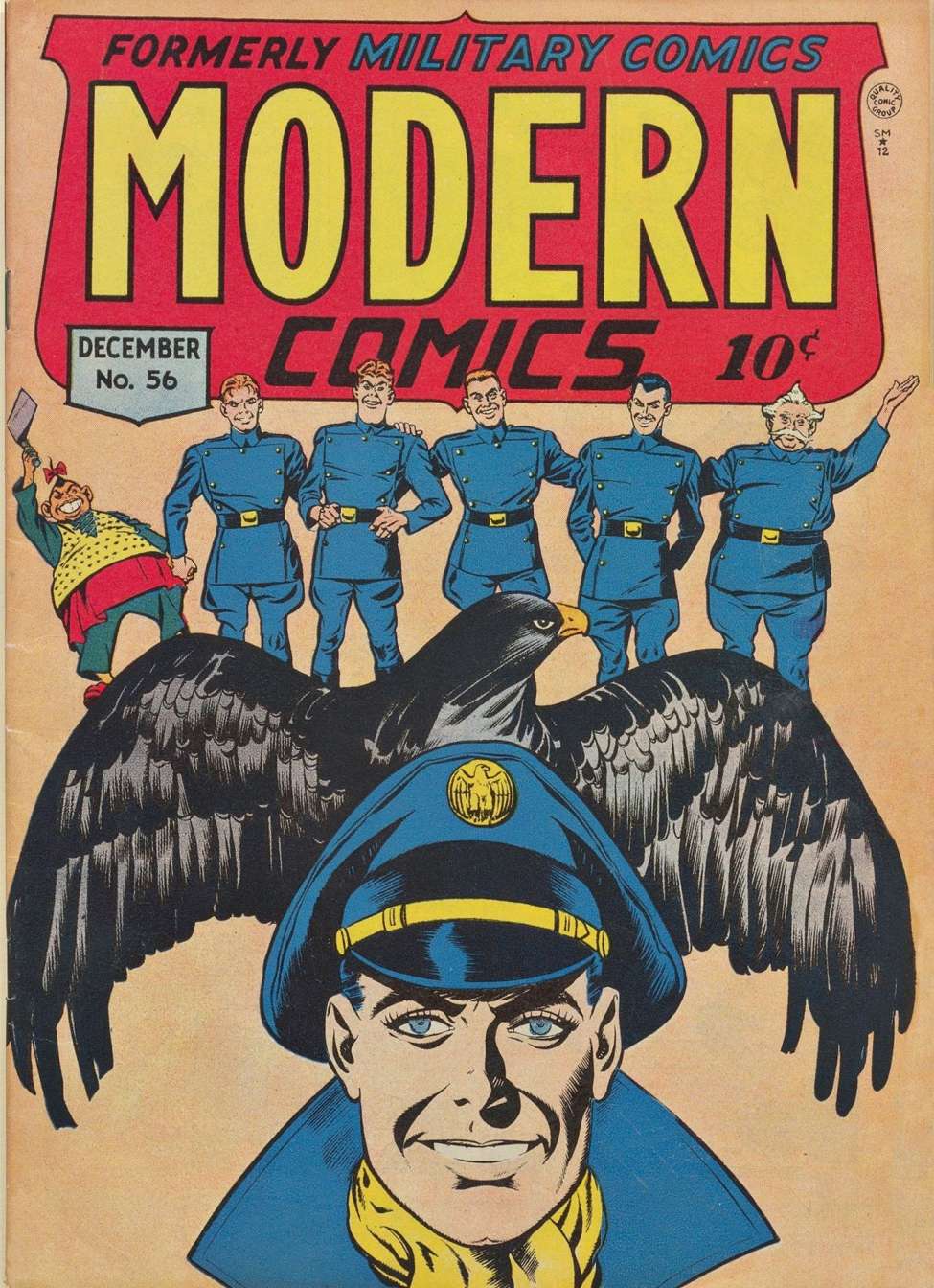 Comic Book Cover For Modern Comics 56
