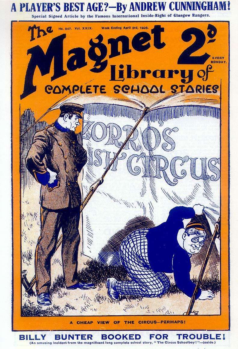 Book Cover For The Magnet 947 - The Circus Schoolboy!