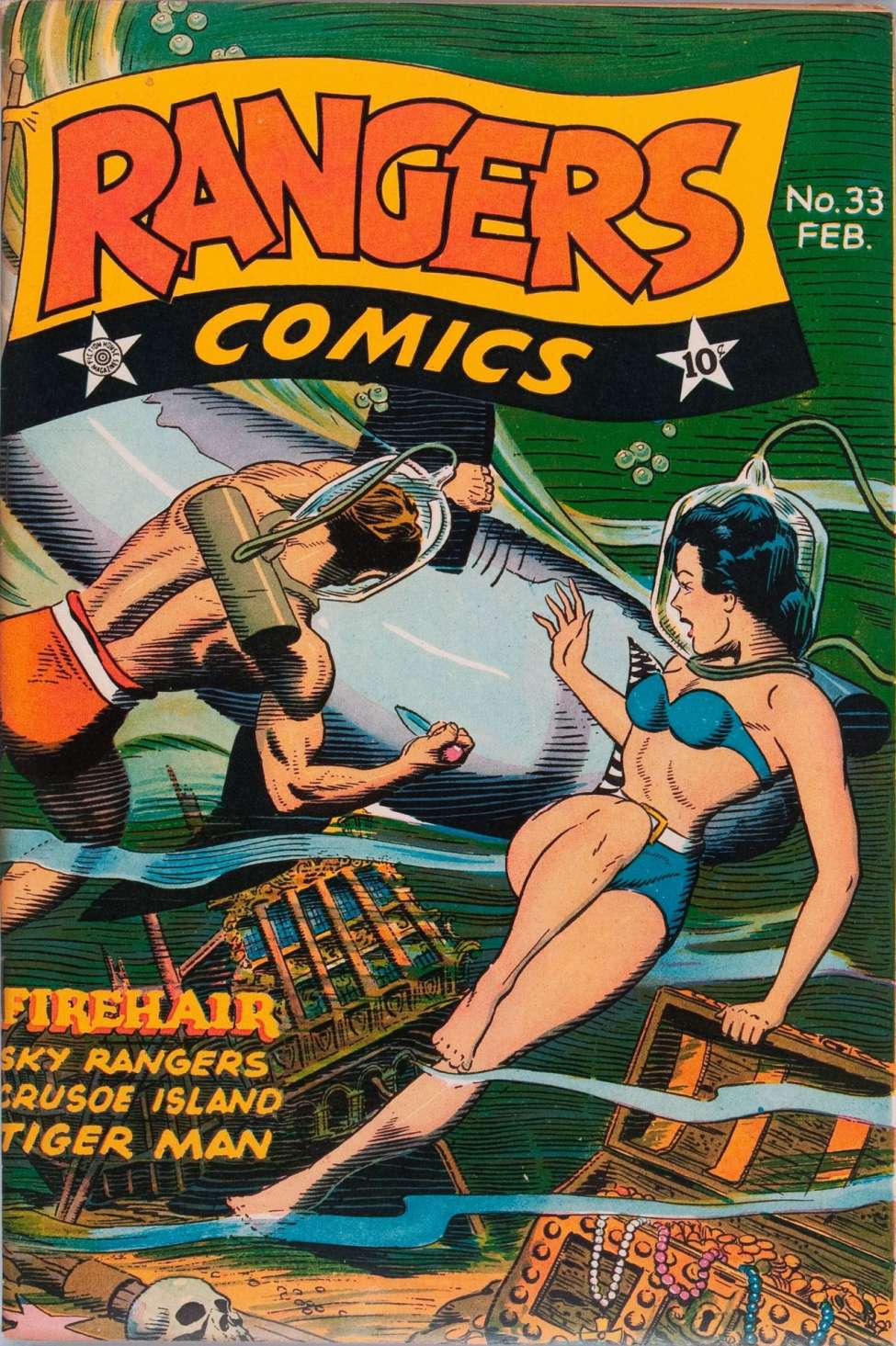 Comic Book Cover For Rangers Comics 33