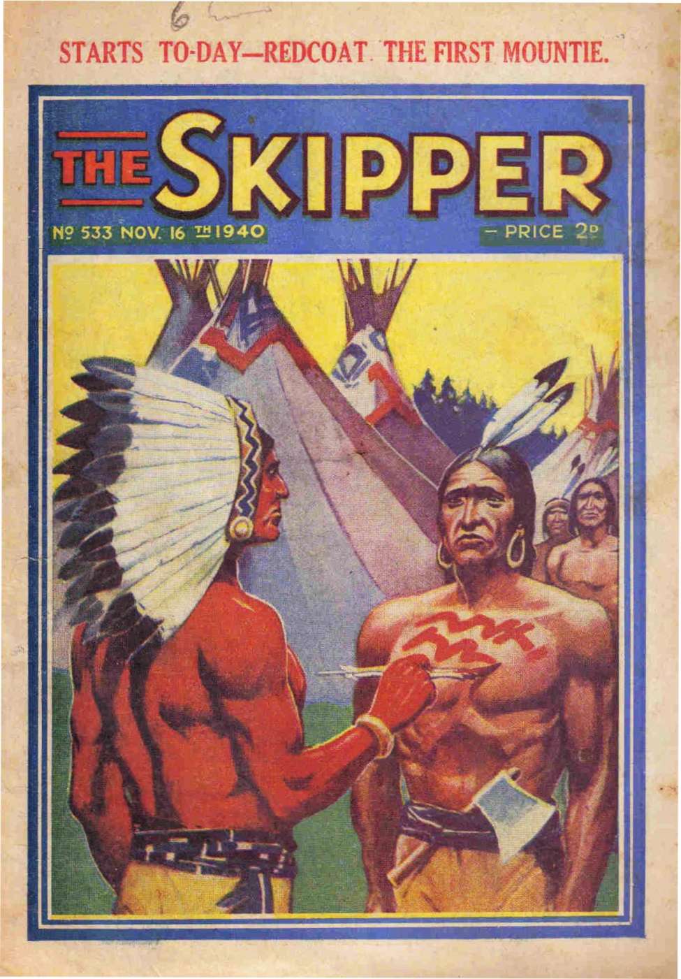 Comic Book Cover For The Skipper 533