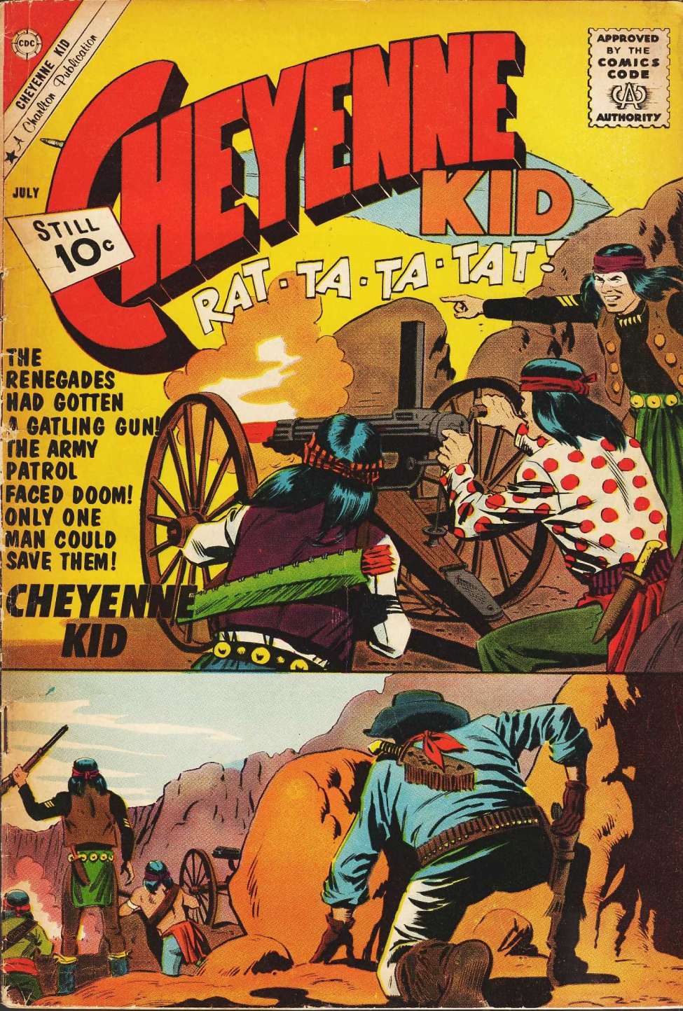 Comic Book Cover For Cheyenne Kid 29