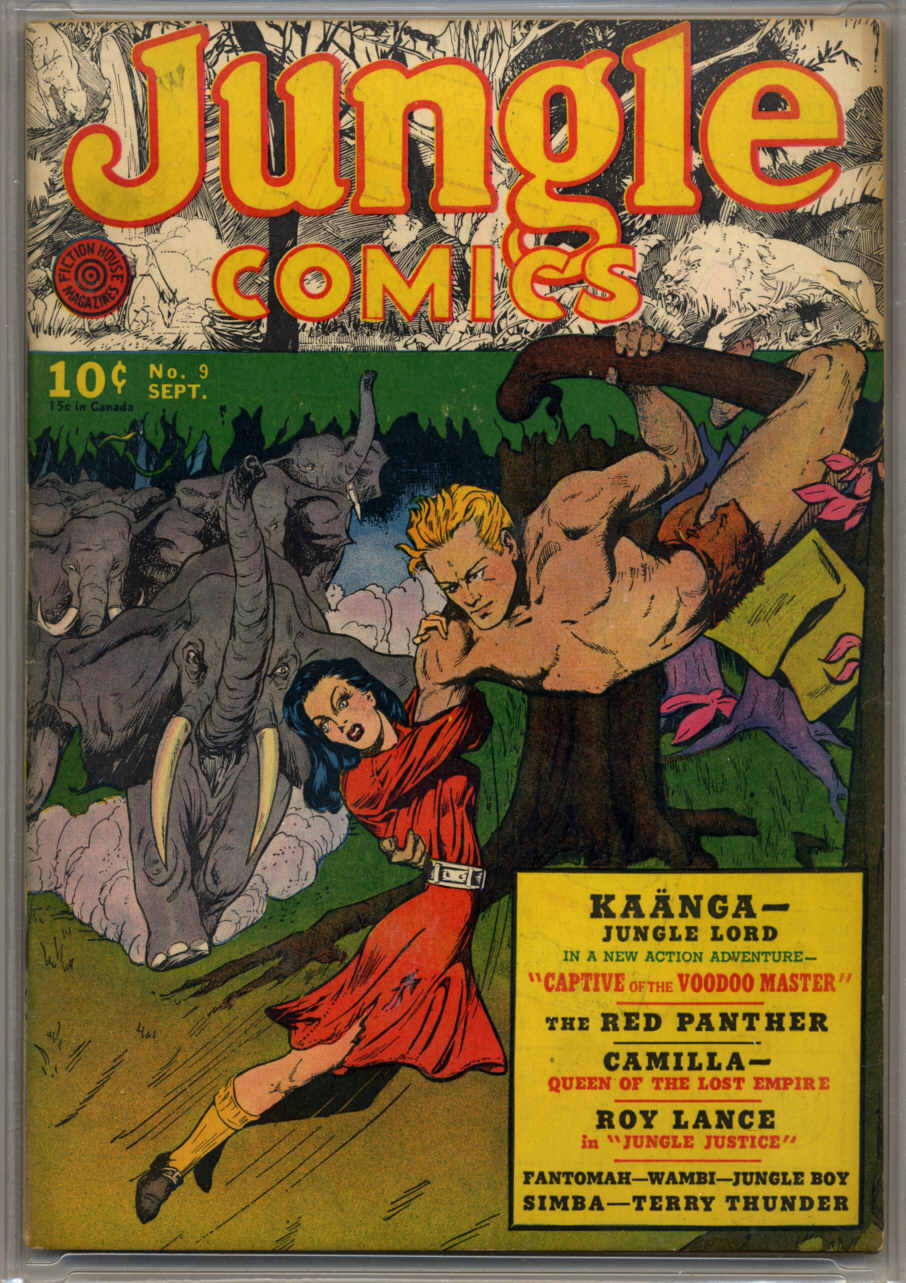 Book Cover For Jungle Comics 9