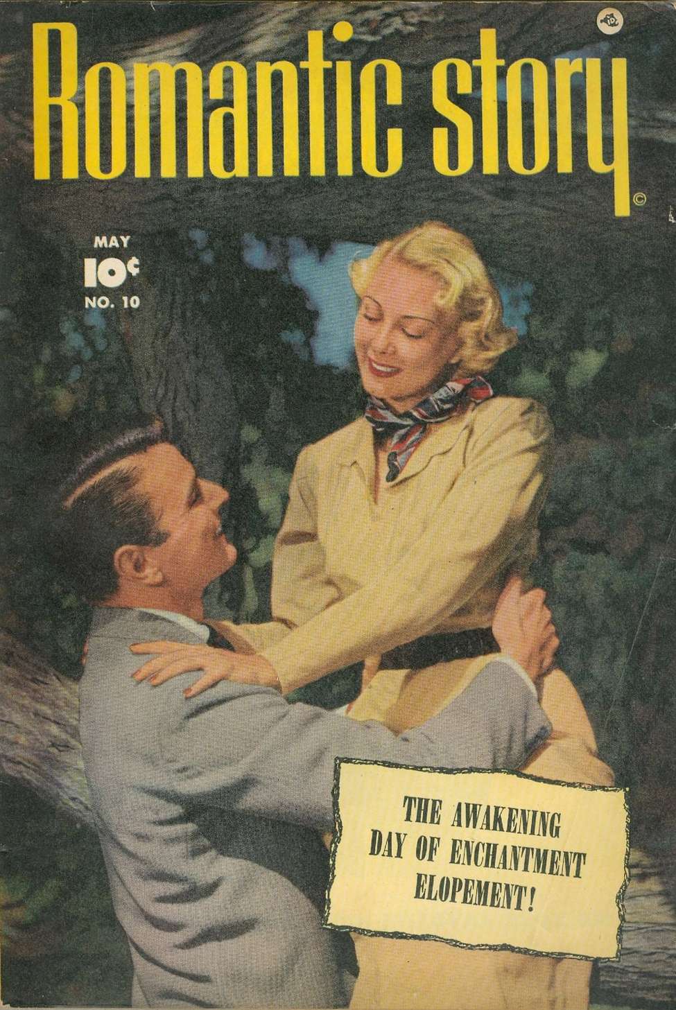 Comic Book Cover For Romantic Story 10