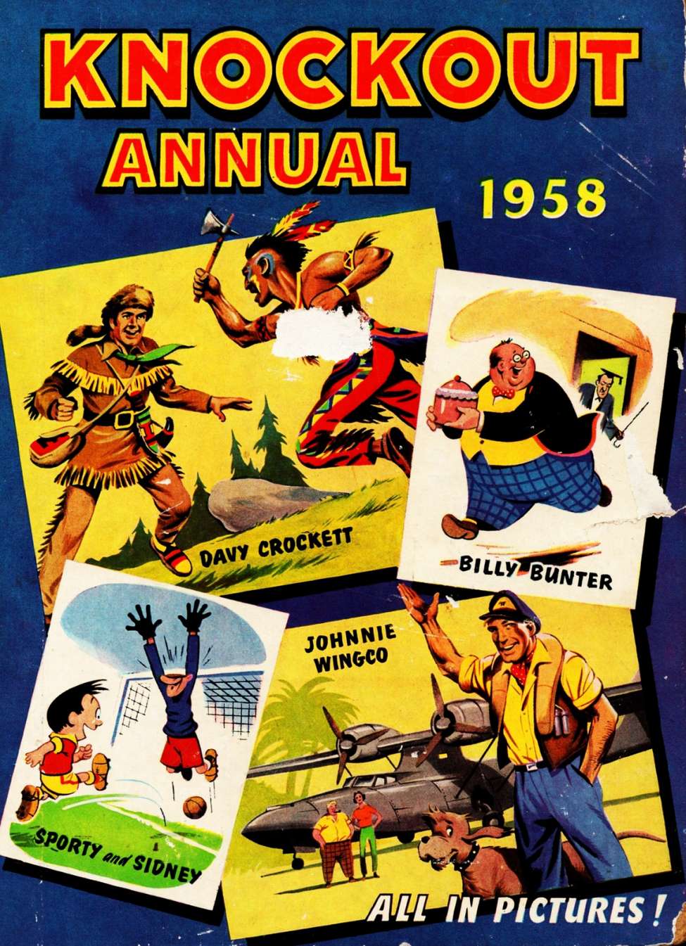Book Cover For Knockout Annual 1958