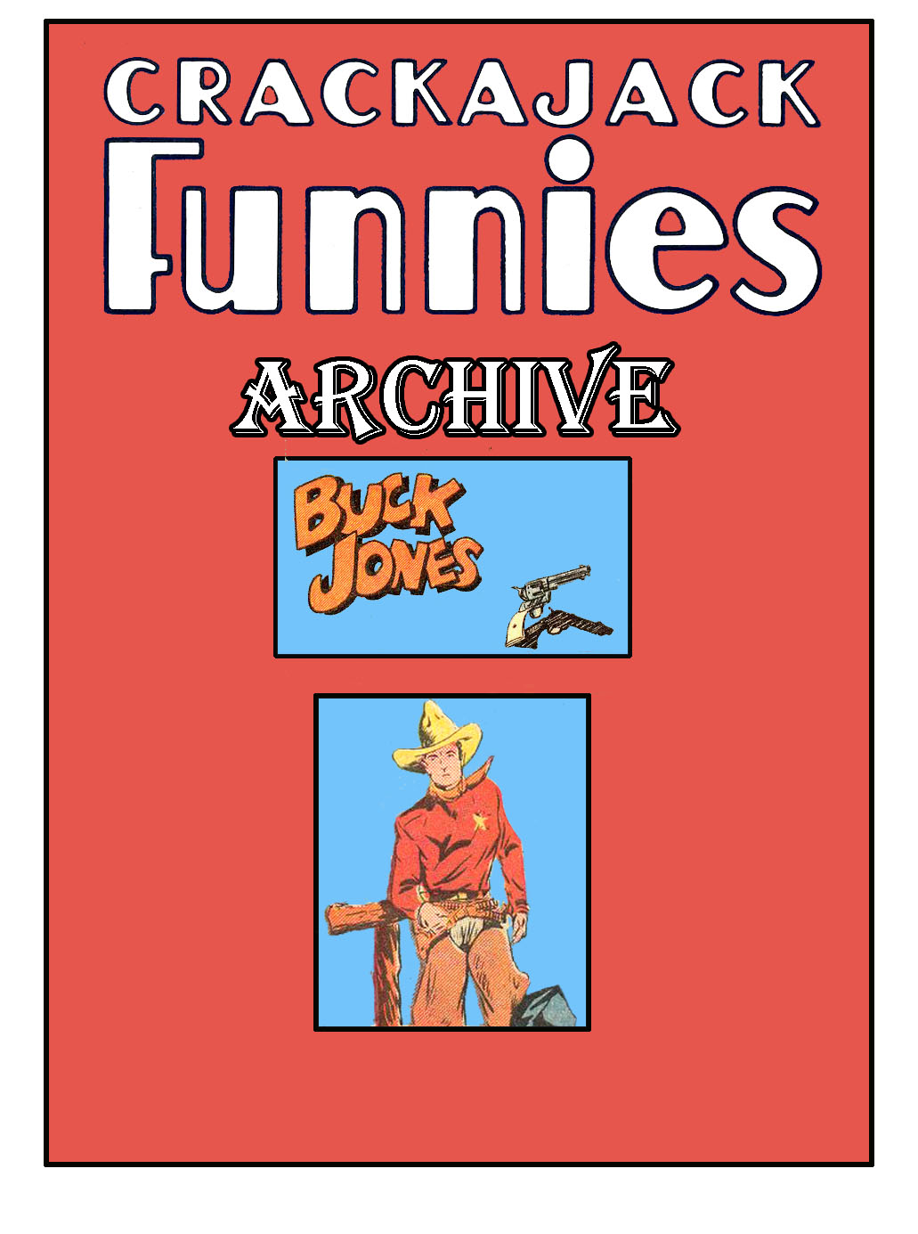 Book Cover For Buck Jones Stories - Crackajack Archive