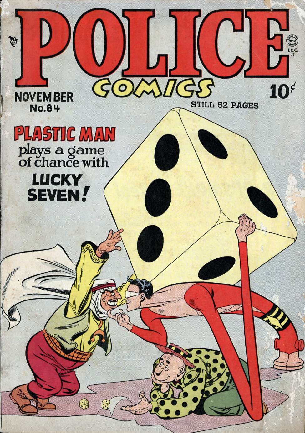 Comic Book Cover For Police Comics 84
