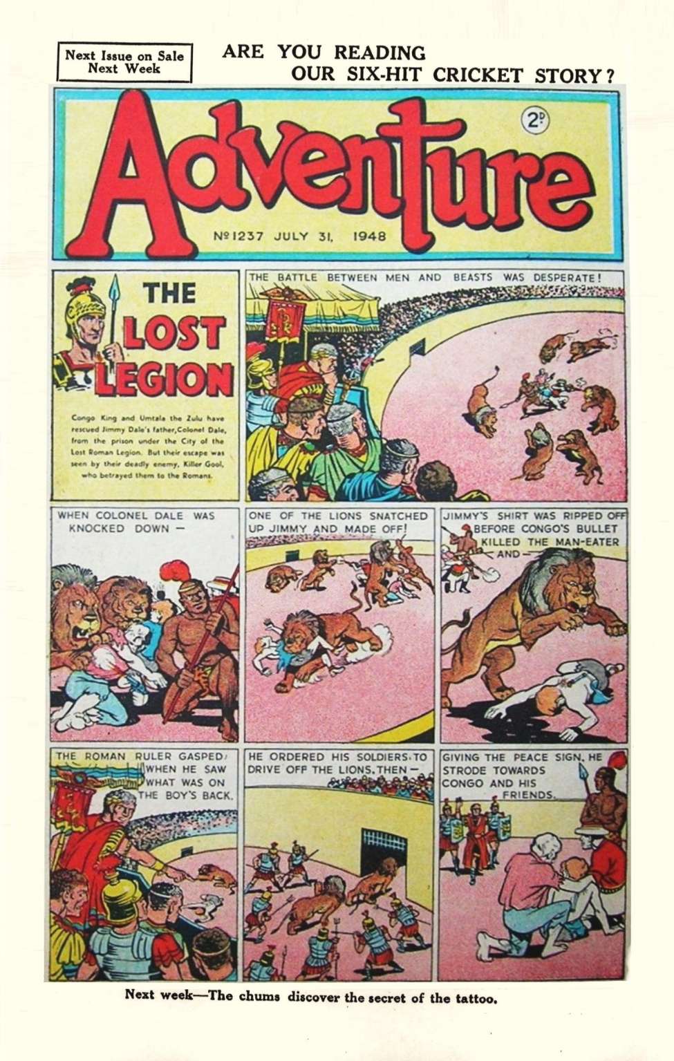 Comic Book Cover For Adventure 1237