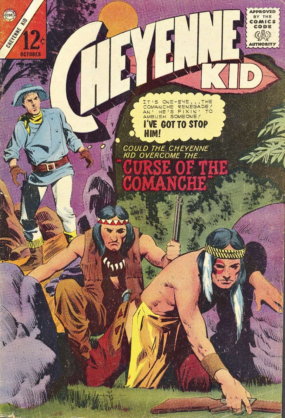 Comic Book Cover For Cheyenne Kid 47