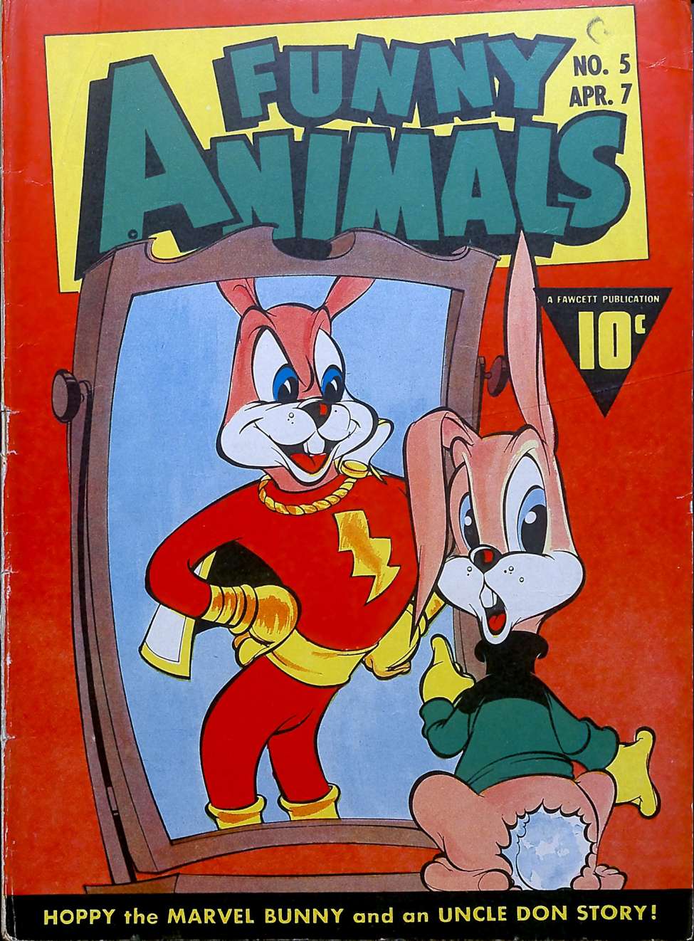 Comic Book Cover For Fawcett's Funny Animals 5