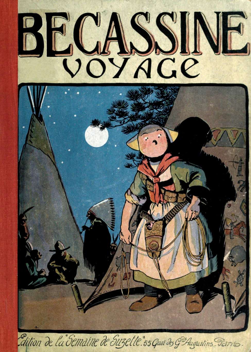 Comic Book Cover For Becassine Voyage