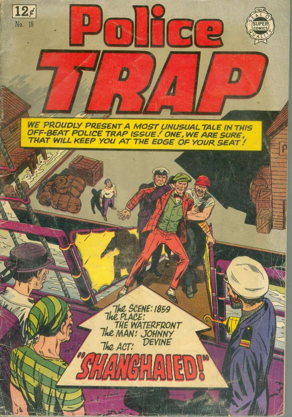 Comic Book Cover For Police Trap 18