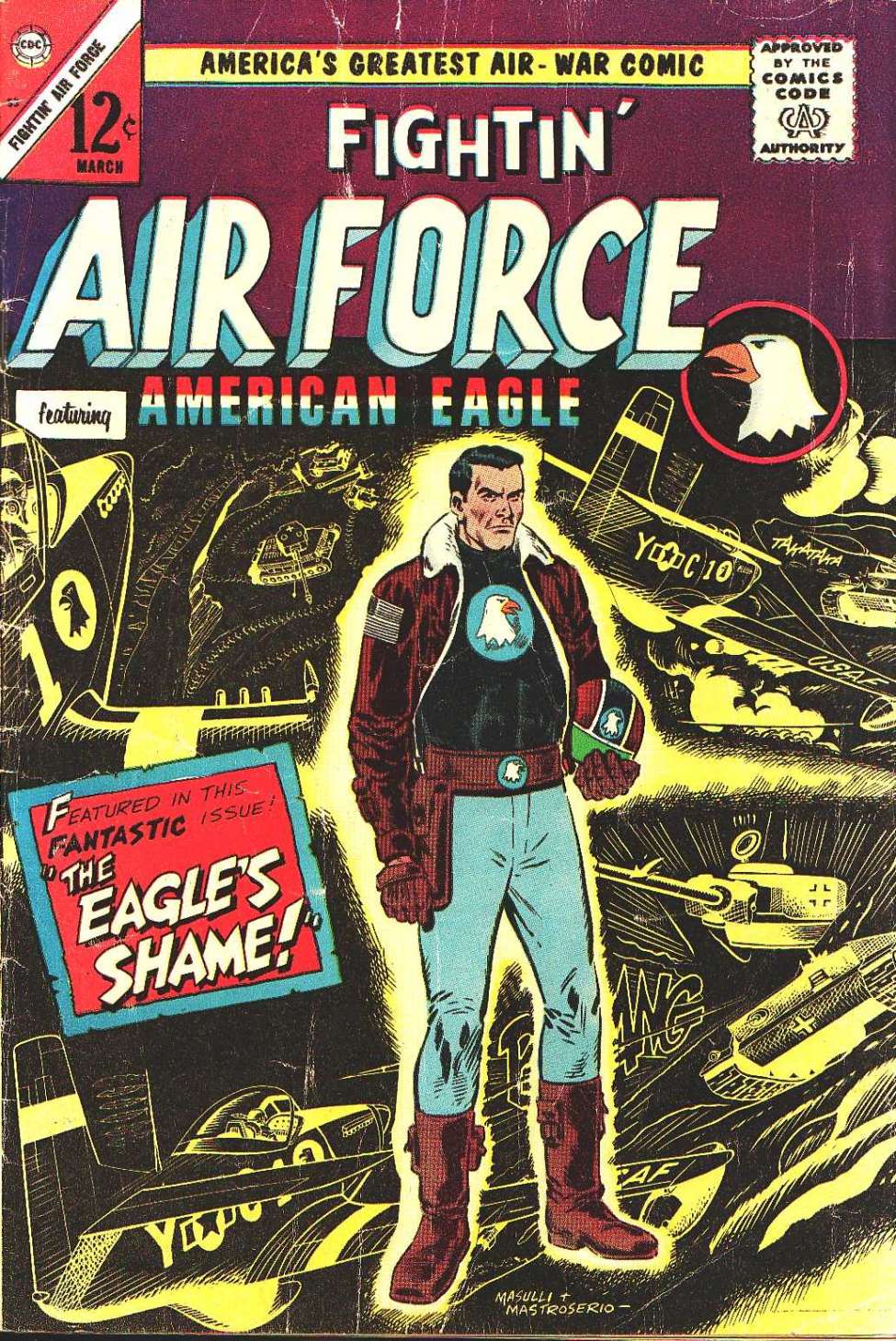 Comic Book Cover For Fightin' Air Force 53