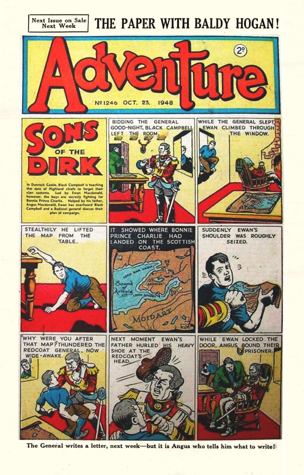 Comic Book Cover For Adventure 1246