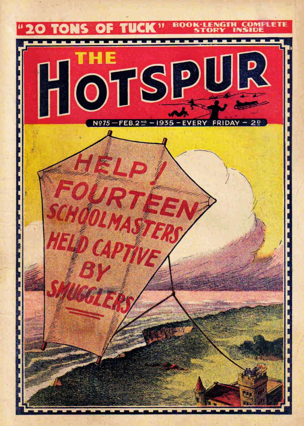 Comic Book Cover For The Hotspur 75