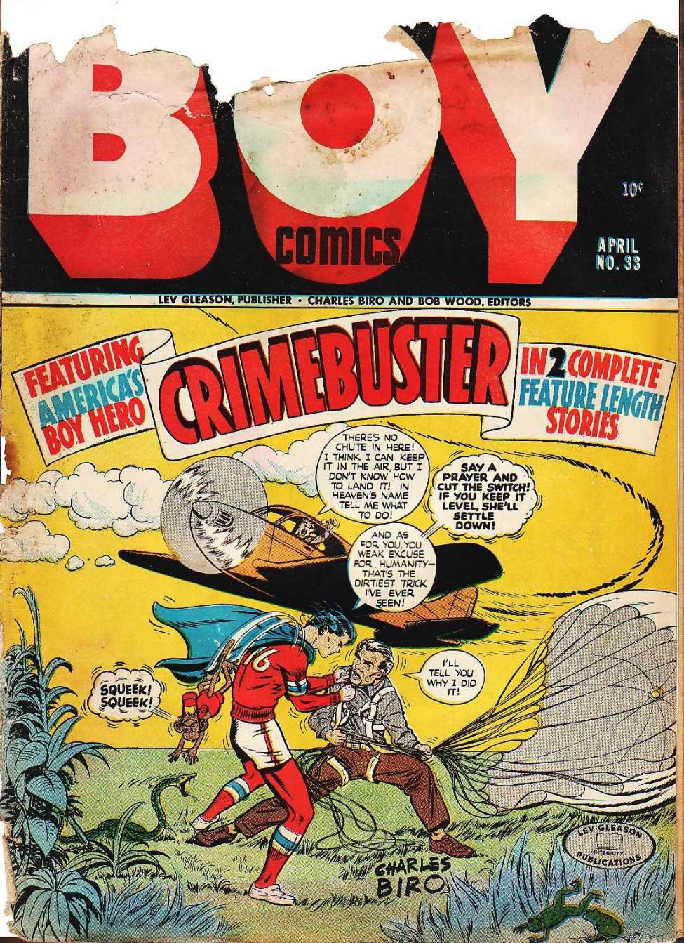 Comic Book Cover For Boy Comics 33 - Version 1