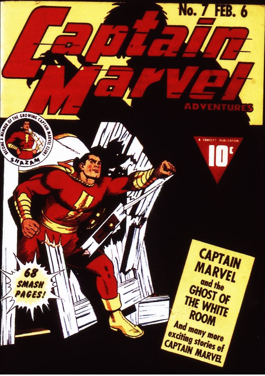 Comic Book Cover For Captain Marvel Adventures 7 (fiche)