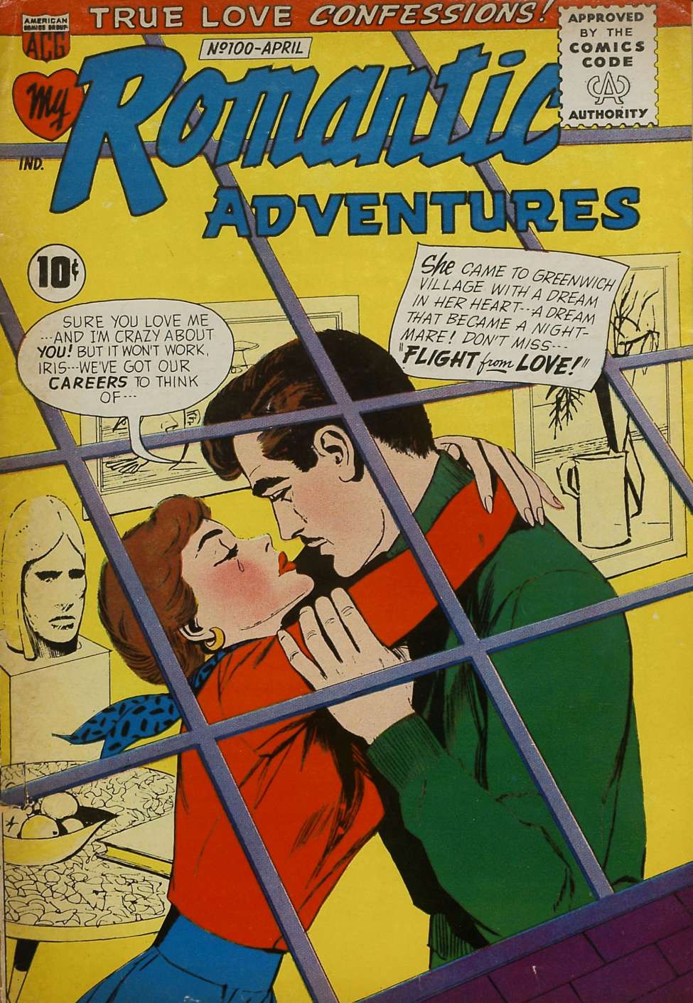 Comic Book Cover For My Romantic Adventures 100