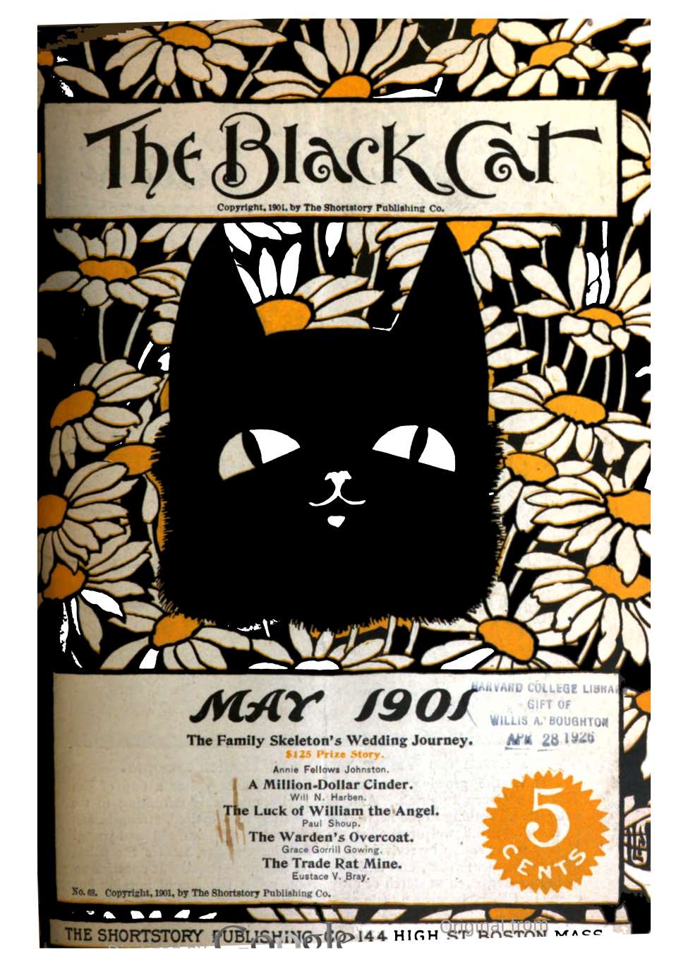 Book Cover For The Black Cat v6 8 - The Family Skeleton’s Wedding Journey - Annie Fellows Johnston