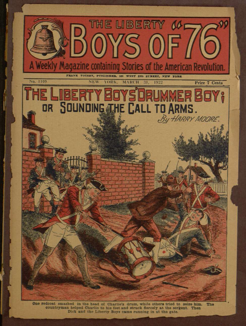 Book Cover For The Liberty Boys of 76 1109 - The Liberty Boys' Drummer Boy