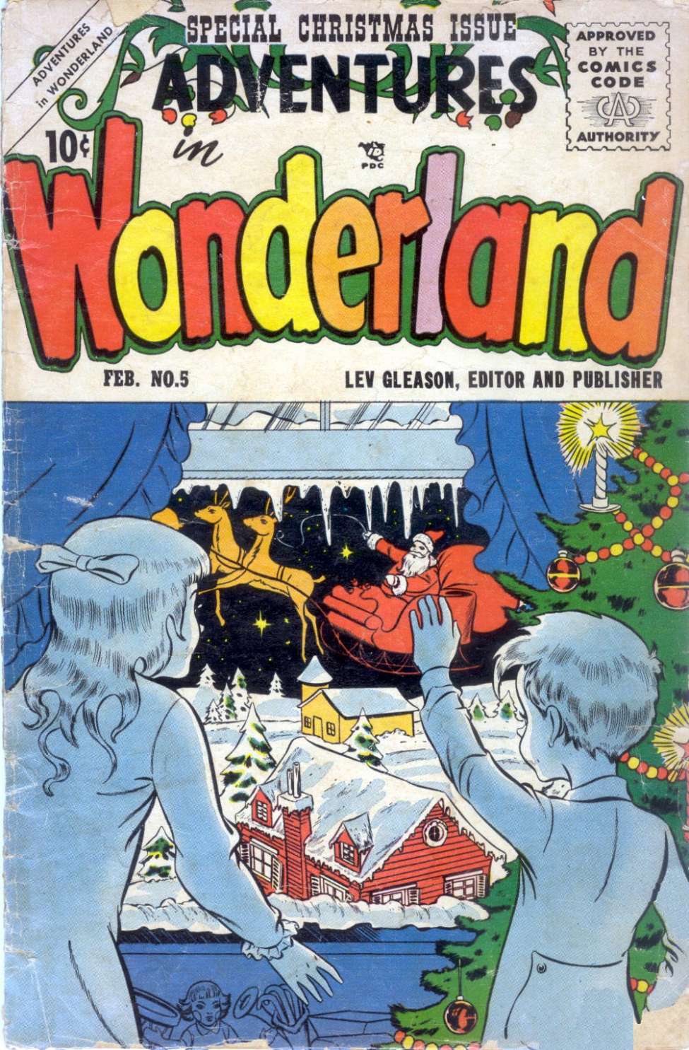 Comic Book Cover For Adventures in Wonderland 5