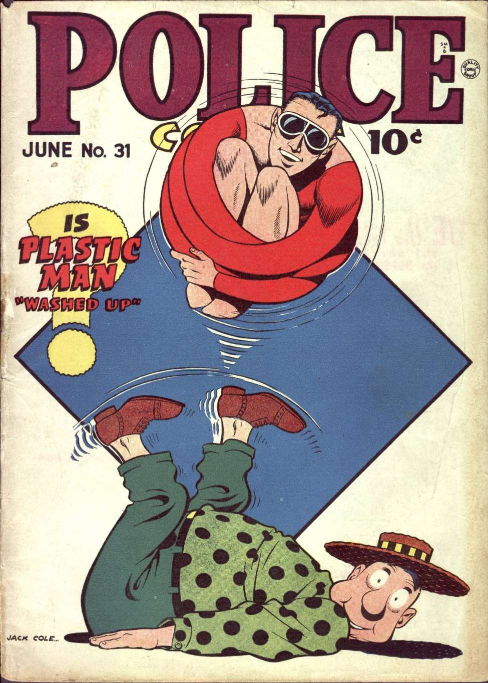 Book Cover For Police Comics 31
